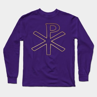 Late Roman Empire Chi Rho Symbol Long Sleeve T-Shirt